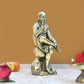 Fine Brass Shirdi Sai Baba Statue Idol Sai Baba Religious Statue for Home Decor Mandir Pooja (Height: 6 Inch)