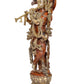 Brass Krishna Big Size Idol Statue Sculpture for Home Mandir Pooja Decor Temple Gift (Height 29 inch)