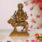 Brass Heramba Ganesha Idol - Hindu Deity Statue for Home Temple (Height: 9 Inch)