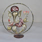 Metal Ganesha Idol in Cirle Decorative Handicraft Showpiece Ganesha Idol Table Top Beautifully Designed Home Decor Office Best for Gift Multicolour Height 16 Inches