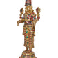 Brass Lord Tirupati Bala Ji Idol Statue for Home Temple Office Decor Figurine Showpiece Multicolour (Height 32 Inch)