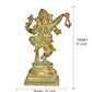 Brass Dancing Ganesha Ganesh Murti Idol Statue for Home Decor (Height 17 Inch)