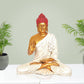 Resin Buddha Statue for Table Decor Living Room Home Decor and Office (Height: 14 Inch)