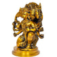 Brass Panchmukhi Hanuman Idol Figurine Hanuman ji Decorative Showpiece Home Office Temple Best Gift Item (Height 11 Inch)