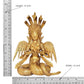 Brass Naga Kanya Statue Brass Idol Statues for Home Decor and Ofice (Height: 8 inch)