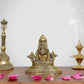 Bronze Lord Tirupati Bala Ji Idol Statue for Home Temple Office Figurine Showpiece (Height 3.5 Inch)