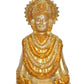 Brass Baba Khatu Shyam ji Idol Statue Showpiece for Home Decor and Pooja Decoration (Height:11.5 Inch)