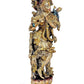 Krishna Brass Statue with Beautiful Carving and Fineness for Home | Height : 14 inches