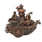 Resin Steampunk Gondola Statue for Home Decor (Height: 7 Inches)