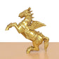 Brass Flying Horse with Wings – Majestic Decorative Showpiece (Height: 12 Inch)