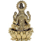 Fine Brass Lakshmi Laxmi Statue Idol Murti for Home Temple Office Mandir, (Height: 6 Inch)