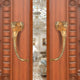 AONA Brass Ganesha Face Door Handle Pair (Pack of 2)