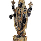 Brass Lord Tirupati Balaji Idol Figurine Sculpture Home Temple Office Decorative Showpiece Multicolour Height 16 Inches