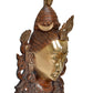 Brass Lord Shiva Wall Hanging Mask Idol for Home Door Office Temple Gift Showpiece (Height :11 inch)