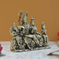 Bronze Shiv Parivar Shiva Family Idol Family for Home Decor Mandir Pooja Showpiece (Height 4.5 Inch)