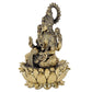 Fine Brass Lakshmi Laxmi Statue Idol Murti for Home Temple Office Mandir, (Height: 6 Inch)