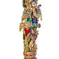 Lord Krishna Murti for Gift Idol Brass Statue Large Size Krishna Playing Flute (Height : 29 inches)