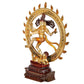 Brass Lord Shiva Dancing Natraj Brass Idol Statues Height: 18.5 inch