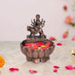 Copper Durga Urli Bowl for Floating Flowers Laxmi Urli for Diwali Pooja Gift Decoration Showpiece (Height 3 Inch)