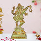 Brass Dancing Ganesha Ganesh Murti Idol Statue for Home Decor (Height 17 Inch)