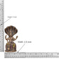 Resin Vishnu Seated on Sheshnag Statue (Height 5 Inch)
