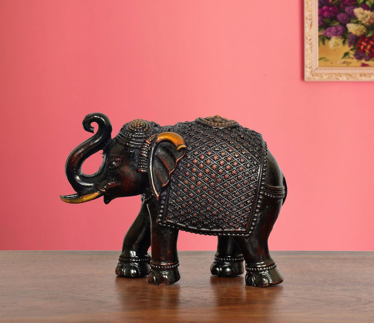Superfine Brass Elephant Figurine Best gifts (Brown) Type 2