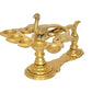 Brass Peacock Aarti Diya Oil Lamp Decorative Puja Home Temple lamp Aarti, Diwali Gifts Home Height: 5 inch