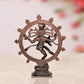 Copper Idol Natraja Dancing Shiva Idol Decoretive Showpiece for Home and Office (Height: 3.5 Inch)