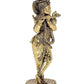 Fine Brass Lord Krishna Idol Figurine Sculpture Playing Flute Statue Decorative Showpiece, (Height 9.5 Inch)