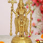 Brass Lord Tirupati Bala Ji Idol Statue for Home Temple Office Decor Figurine Showpiece (Height 16 Inch)