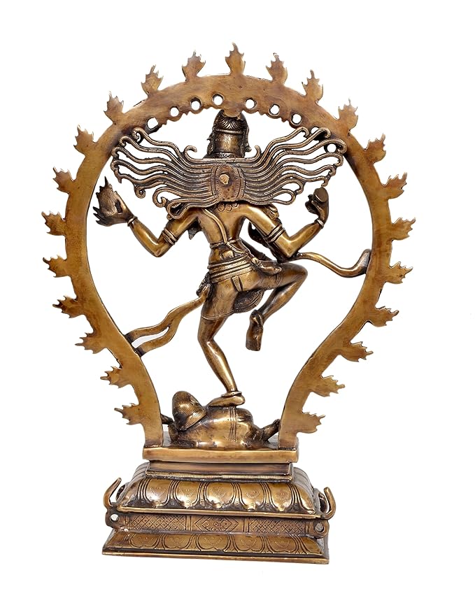 Brass Natraj Lord Shiva Dancing Natraj Brassl Idol Statues (Height: 16 inch)