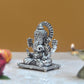 Bronze Lord Ganesha Sitting Ganpati Idol Vinayak Religious Statue for Home Decor Mandir Pooja Decorative Showpiece, (Height 3 Inch)