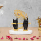 Resin Black Krishna Ji Hands with Flute Figurine (Height: 4 Inch)