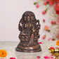 Brass Gayatri MATA Statue Goddess of Untiring Pursuit of Knowledge and Wisdom for Home Decor Living Room Home Decor and Office (Height: 6 Inch)