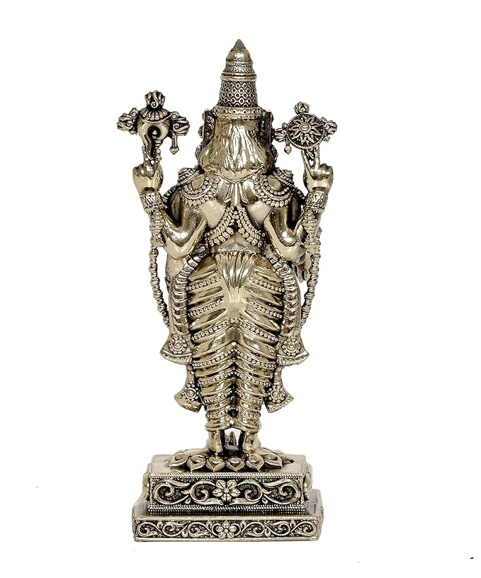 Fine Brass Lord Tirupati Bala Ji Idol Statue Home Temple Office Figurine Showpiece Height 8 Inch