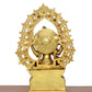 Brass Maa Saraswati Statue Handcrafted Hindu Goddess Saraswati Idol for Home Decor and Pooja Statue (Height 10.5 Inch)