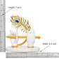 Resin White Krishna Ji Hands with Flute Figurine (Height: 7 Inch)