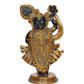 Brass Shreenathji Statue of Shrinathji murti for Home Decor Mandir Pooja Showpiece (Height 12.5 Inch)