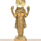 Brass Dhanvantri The Physician of God Statue for Home Office Decor Diwali Pooja Mandir,(Height 12.5 Inch)