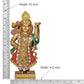 Resin Shreenathji Statue of Shrinathji murti for Home Decor Mandir Pooja Showpiece (Height 10 Inch)