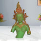 Brass Tara Devi Bust Statue -Meditation Spaces, for Home Decor and Office, or Thoughtful Spiritual Gift. (Height 13 Inch)