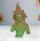 Brass Tara Devi Bust Statue -Meditation Spaces, for Home Decor and Office, or Thoughtful Spiritual Gift. (Height 13 Inch)