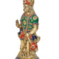 Brass Hanuman Statue Idol for Home Decor Office Mandir Pooja with Inlay Work (Height : 12 Inch)