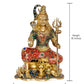 Brass Lord Shiva Sculpture, Height : 18 Inches