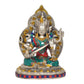 Brass Tara Devi Statue Goddess Saraswati in Nepalese Style for Home Decor and Office, Thoughtful Spiritual Gift. (Height 9 Inch)