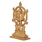 Brass Sudarshana Vishnu Statue with Yoga Narasimha on Reverse for Home Decor Office Mandir Pooja Showpiece (Height 7 Inch)