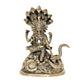 Brass Lord Vishnu Statue on Sheshanaga Idol Statue for The Puja Temple at Home in Brass - (Height 8 Inch)