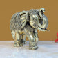 Bronze Elephant Figurine - Decorative Statue for Home Decor, Feng Shui, and Good Luck (Height 5 Inch)