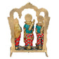 Brass Ram Darbar Statue Shree Ram Ji Sita ji Laxman Hanuman Home Puja Bhagwan Idol Murti for Mandir Temple 11 Inches