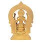 Brass Goddess Lakshmi Idol Maa Lakshmi Religious Statue Height 10 Inch